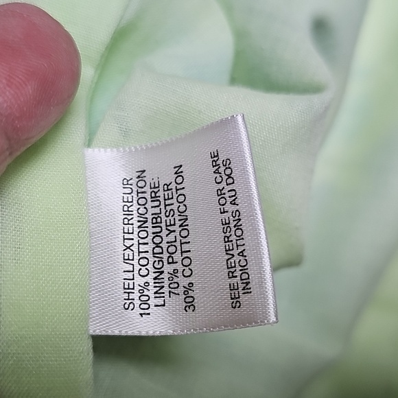 Talbots Skirt Great For Summer Yellow With Flowers Lined  Sz 12 Excellent - Picture 10 of 10